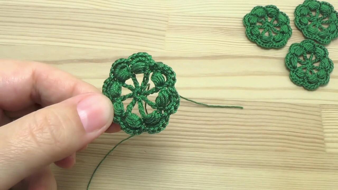 麻将毛线挂节编织视频（麻将挂花教学）