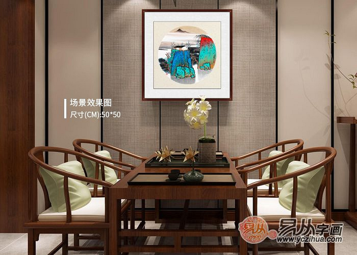 茶馆适合挂哪些国画图片（茶馆适合挂什么字画）
