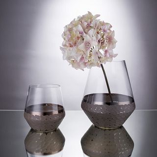 玻璃挂金花瓶（花瓶 玻璃）
